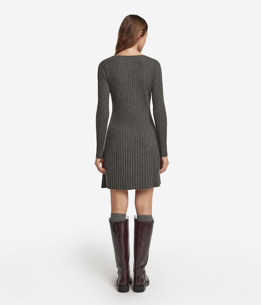 abito in cashmere ultra morbido a coste