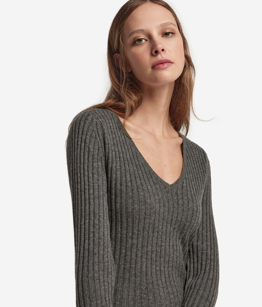 abito in cashmere ultra morbido a coste