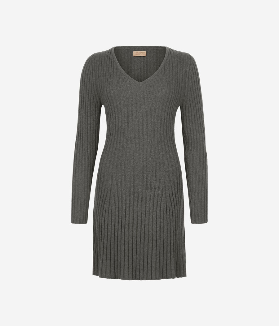 abito in cashmere ultra morbido a coste