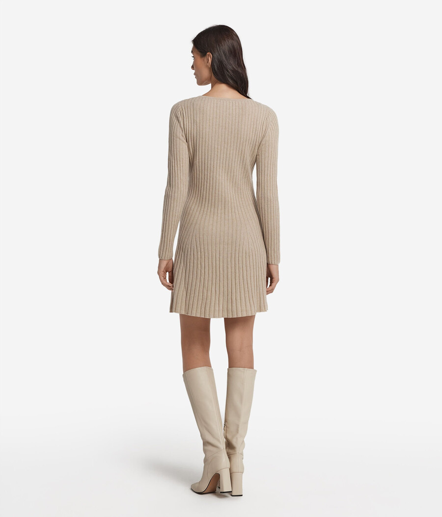 abito in cashmere ultra morbido a coste