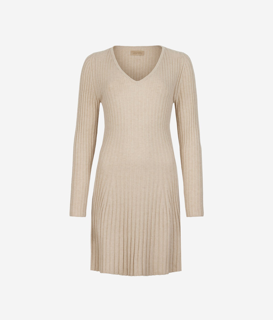 abito in cashmere ultra morbido a coste