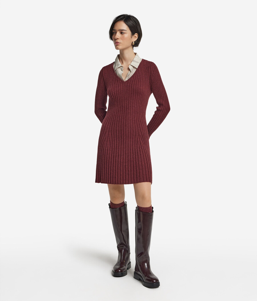 abito in cashmere ultra morbido a coste