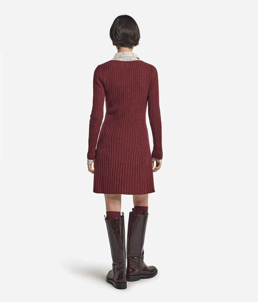 abito in cashmere ultra morbido a coste
