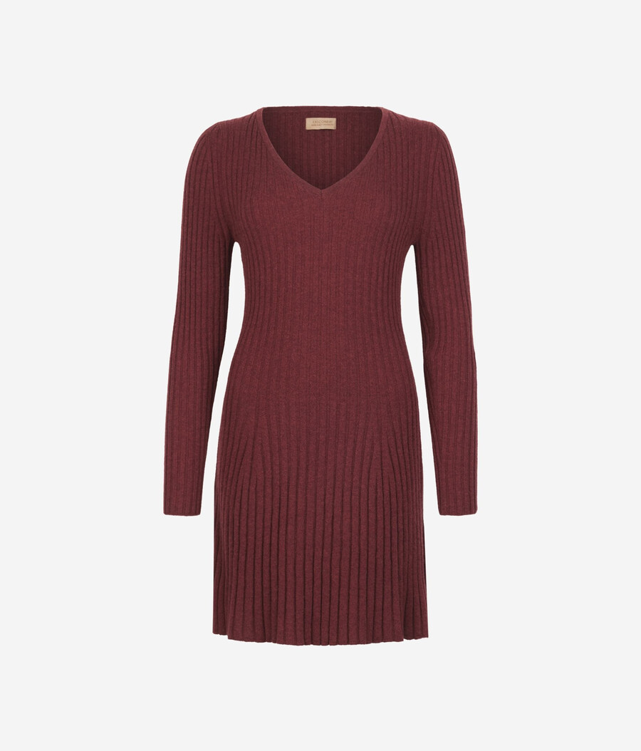 abito in cashmere ultra morbido a coste