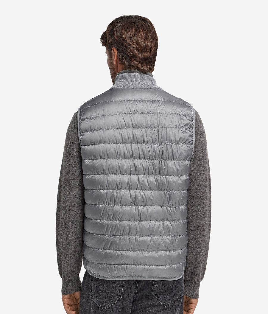 gilet reversibile in cashmere