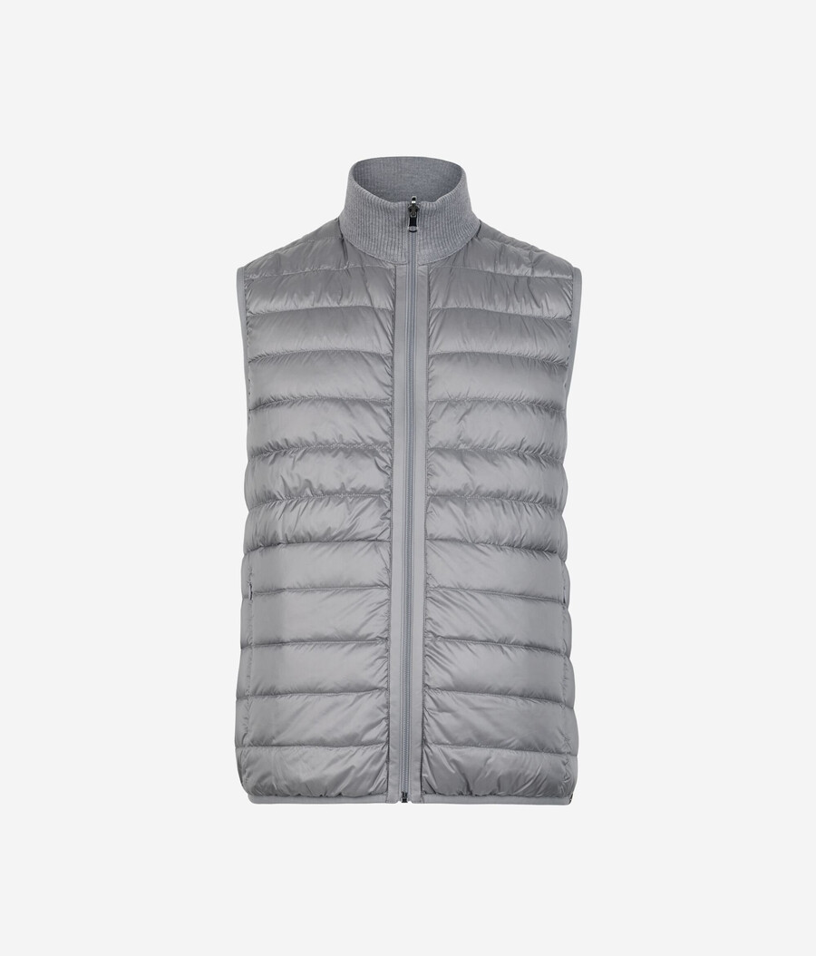 gilet reversibile in cashmere