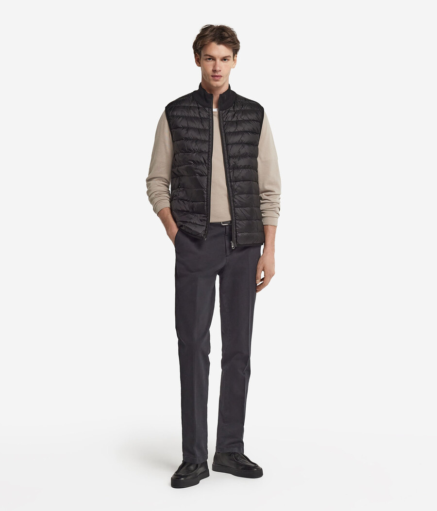 gilet reversibile in cashmere