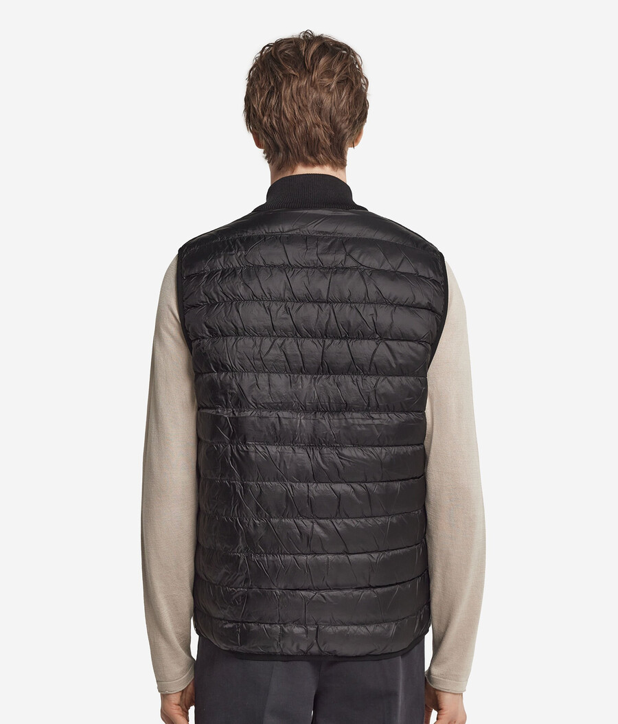 gilet reversibile in cashmere