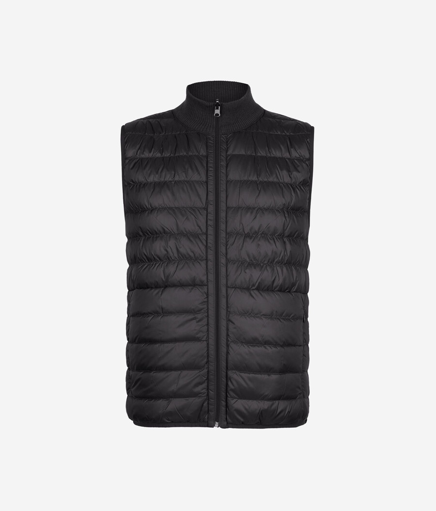 gilet reversibile in cashmere