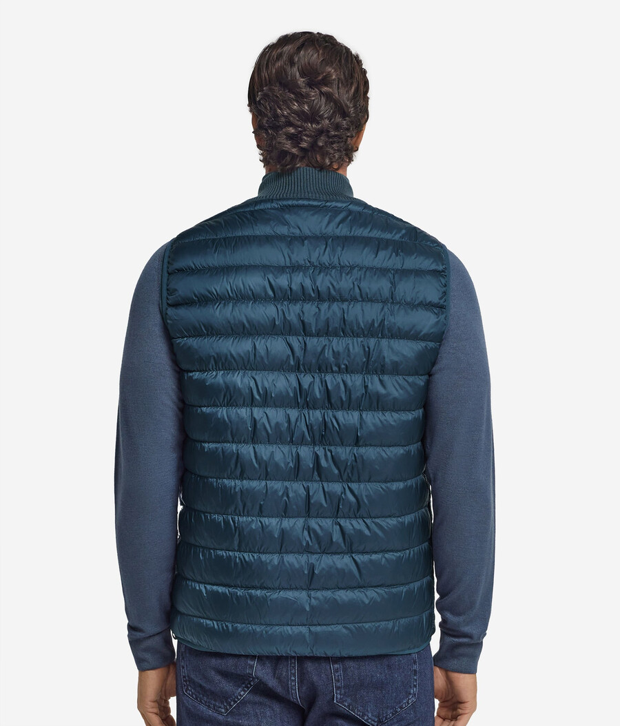 gilet reversibile in cashmere