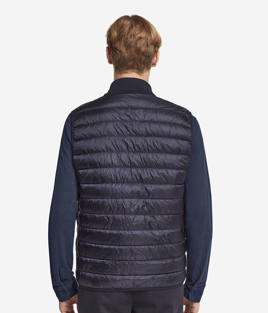 gilet reversibile in cashmere
