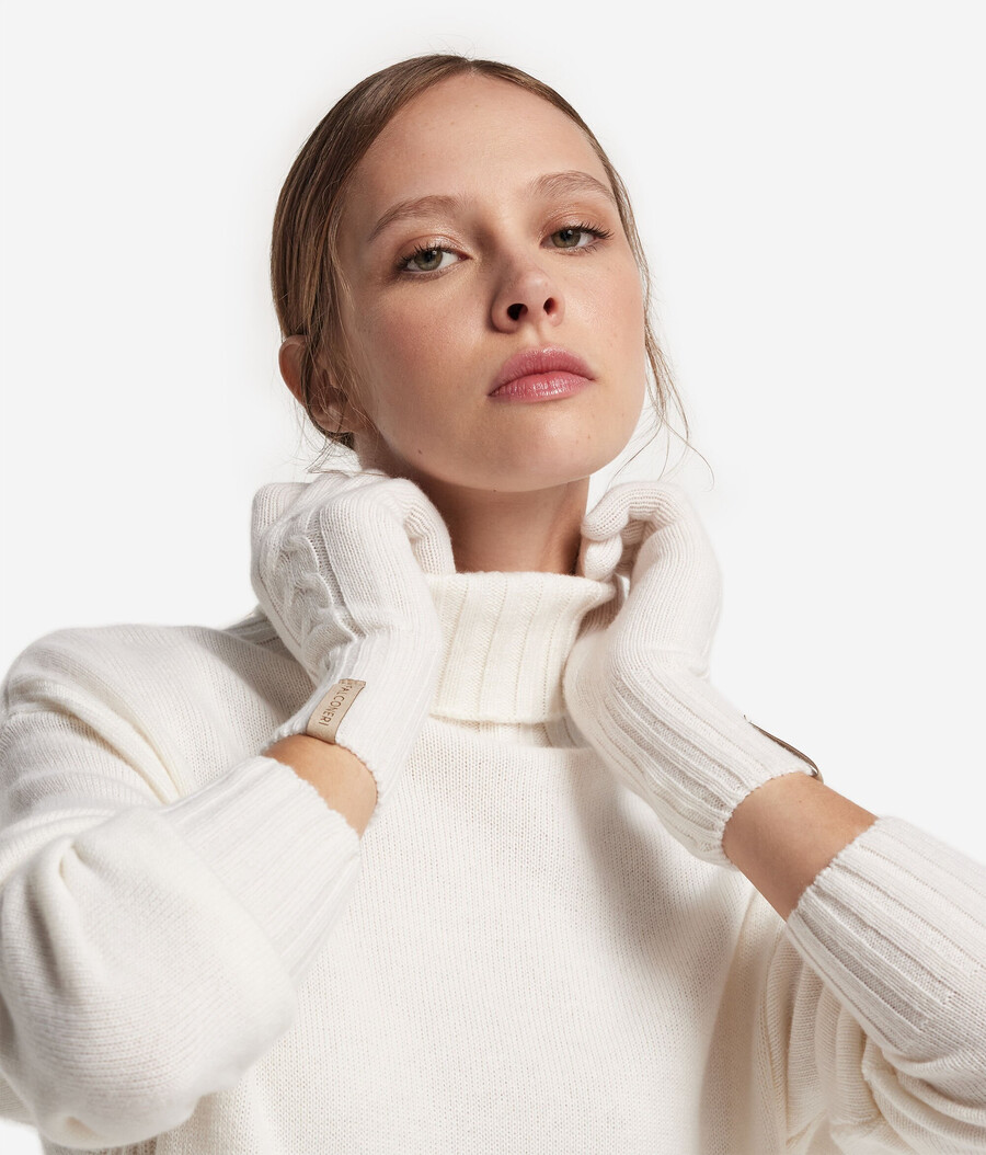 guanti in cashmere ultra morbido