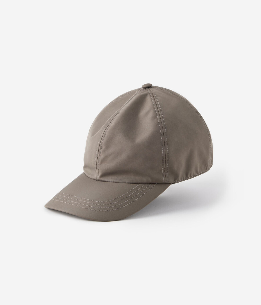 cappellino da baseball tecnico con fodera in cashmere ultrafine