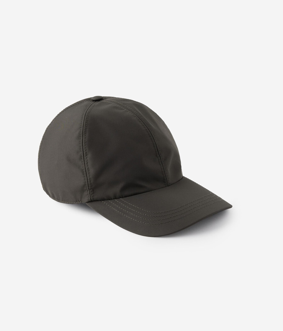 cappellino da baseball tecnico con fodera in cashmere ultrafine
