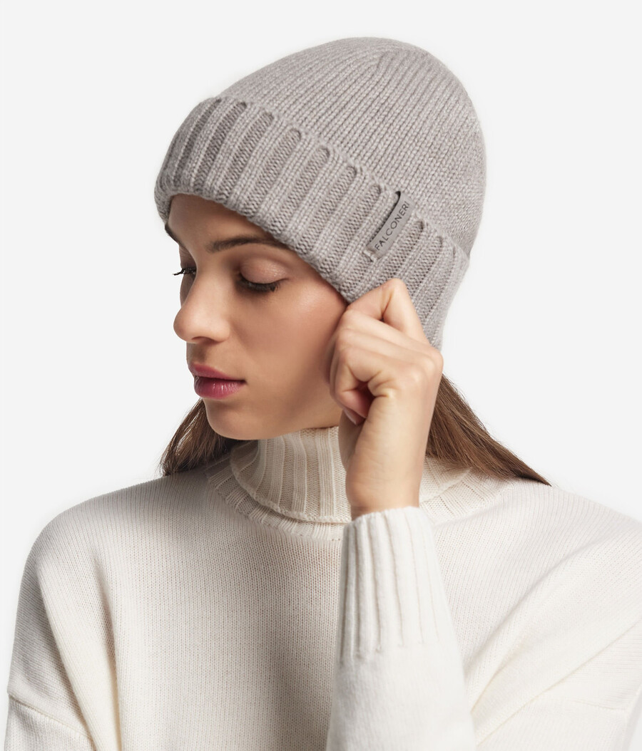 cappello in cashmere ultra morbido