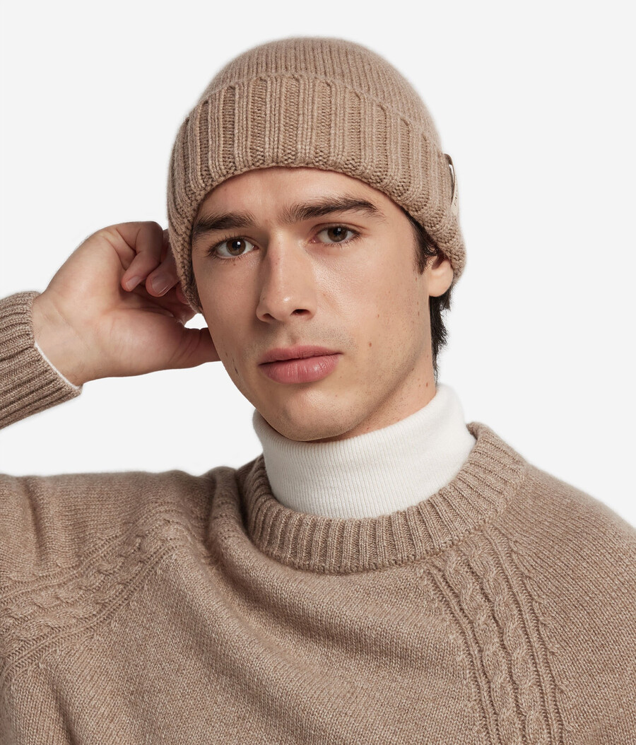 cappello in cashmere ultra morbido