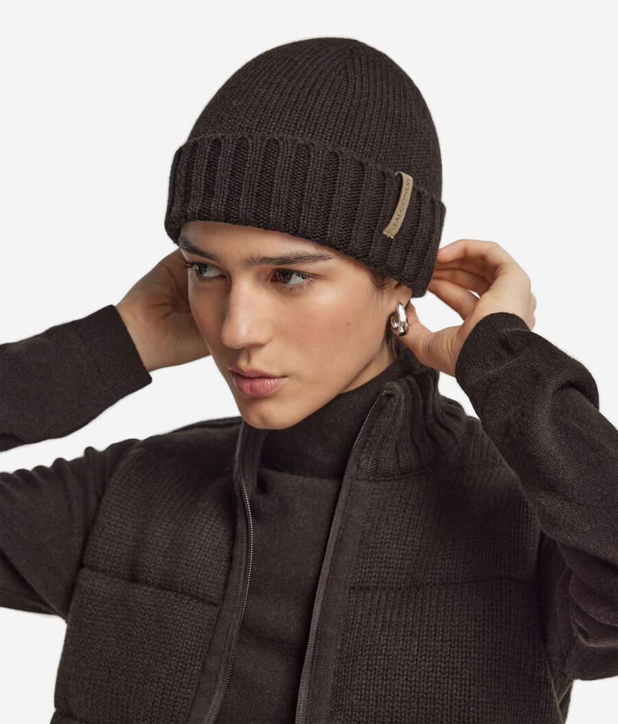cappello in cashmere ultra morbido