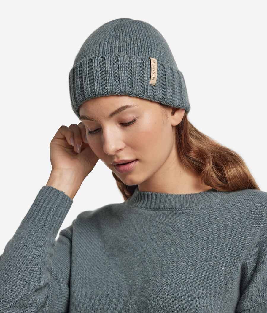 cappello in cashmere ultra morbido