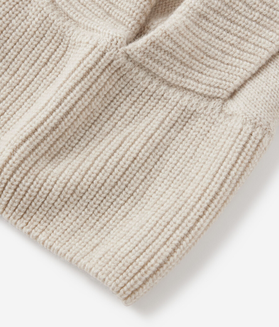 cappuccio in cashmere ultra morbido