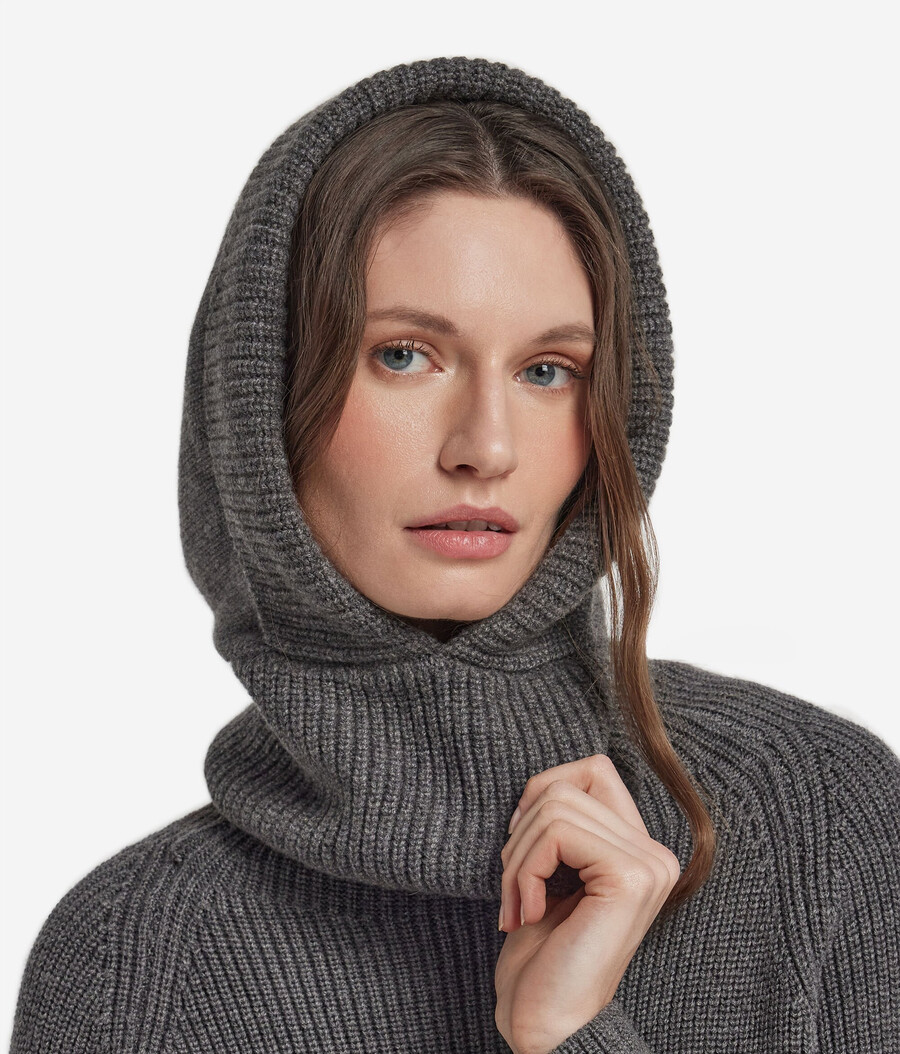 cappuccio in cashmere ultra morbido