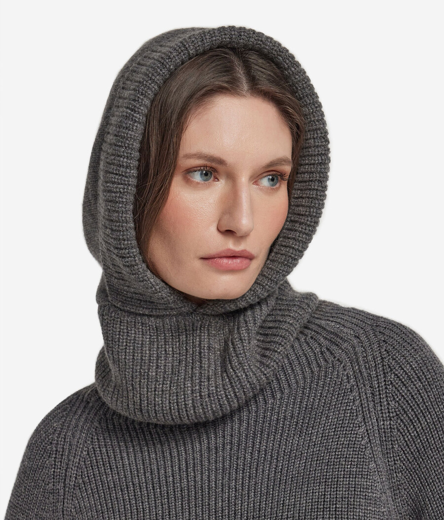 cappuccio in cashmere ultra morbido