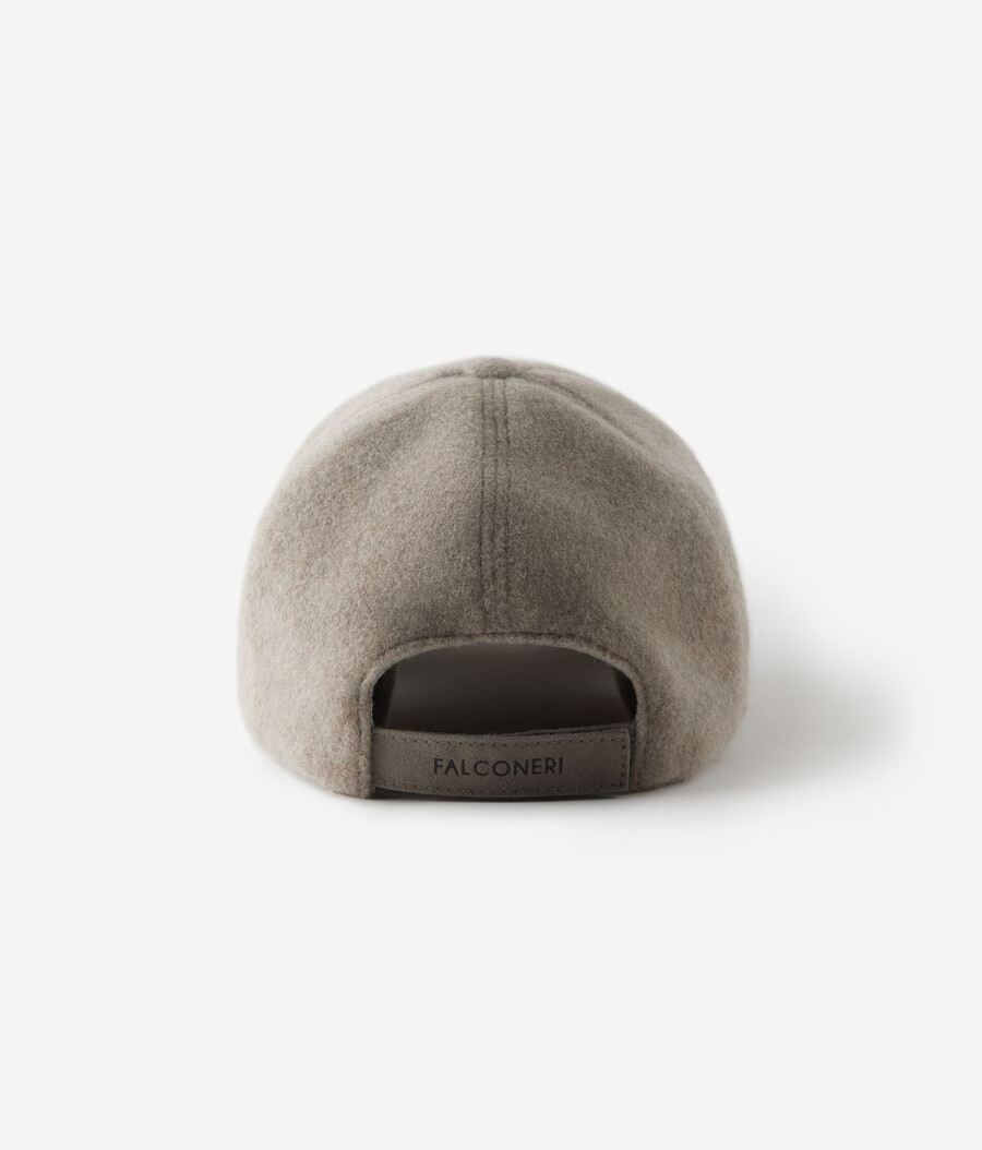 berretto da baseball in cashmere