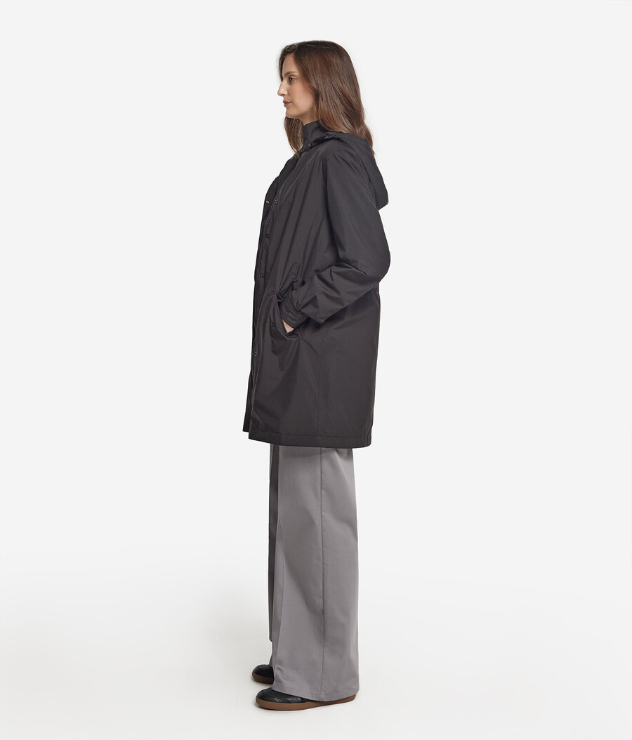 giacca tecnica lunga con coulisse