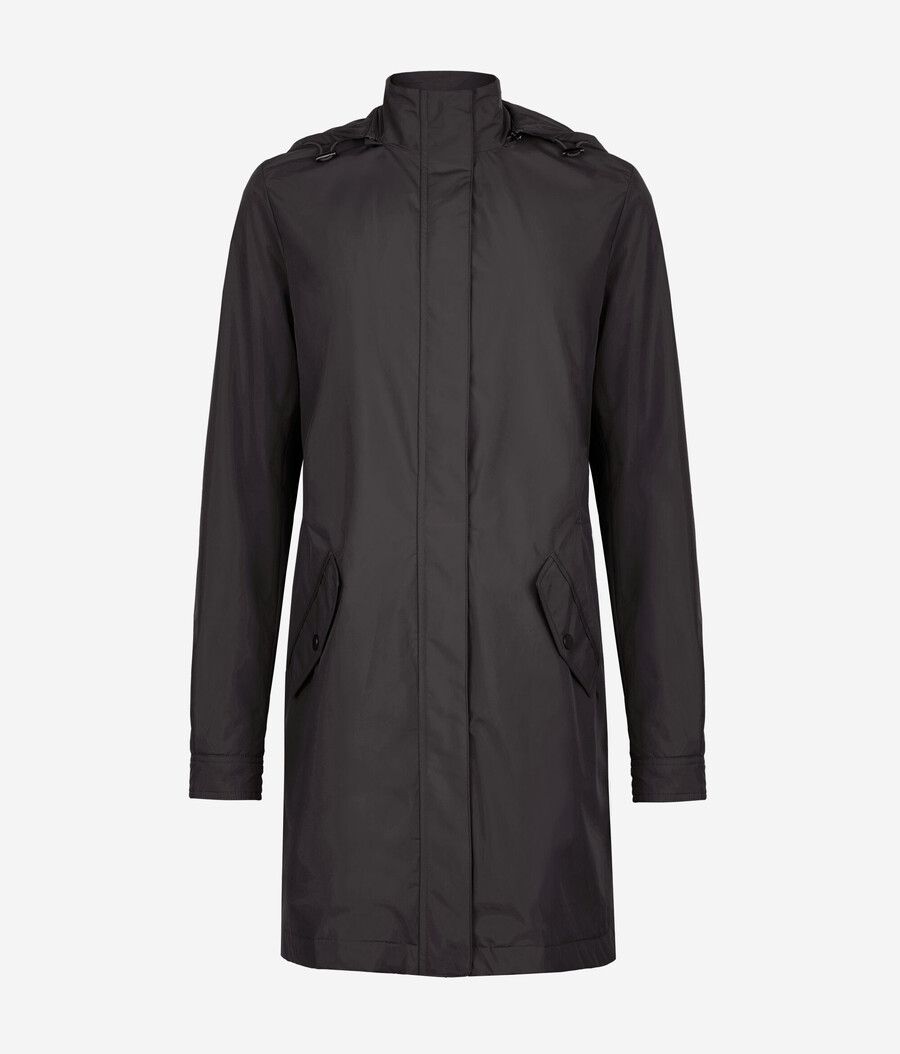 giacca tecnica lunga con coulisse