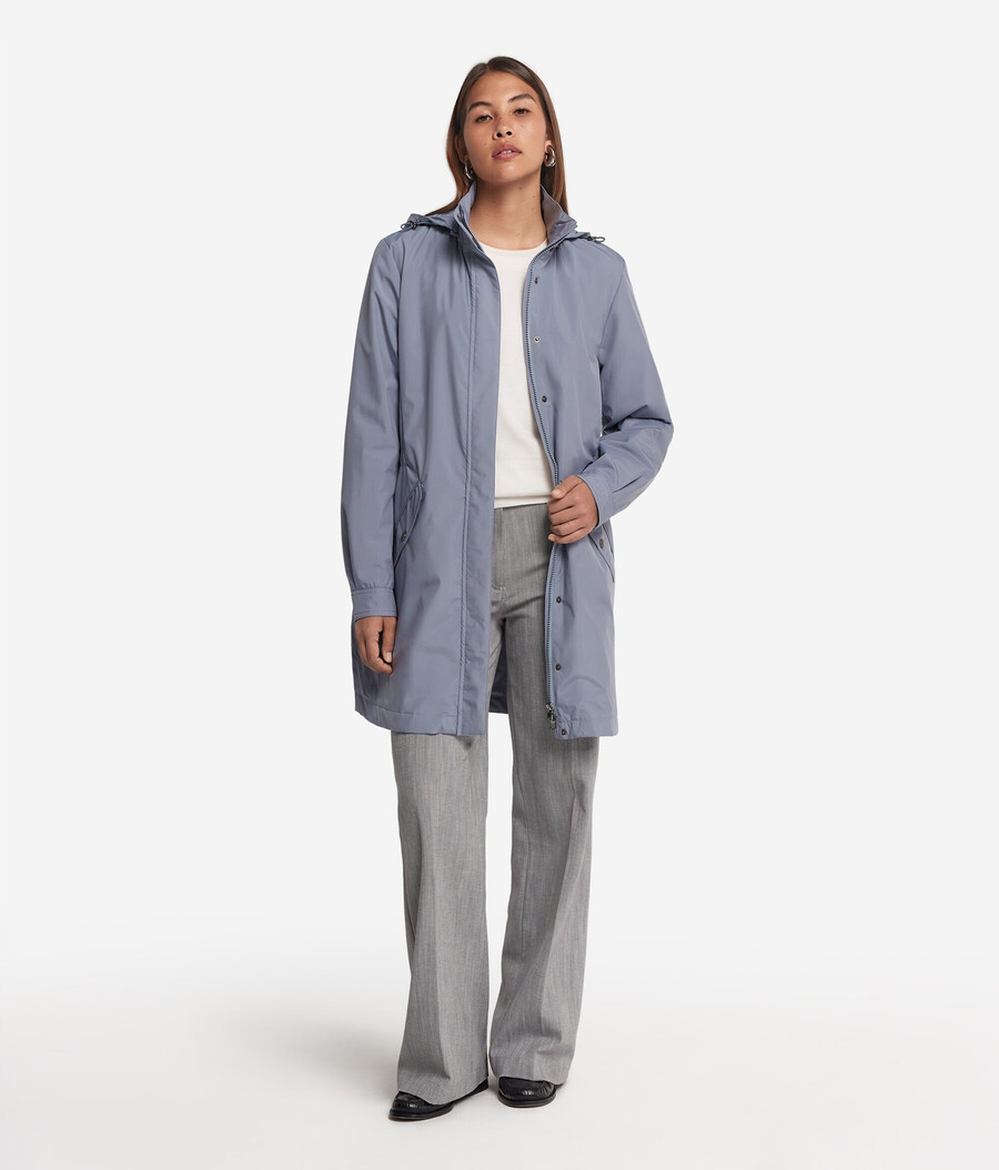 giacca tecnica lunga con coulisse