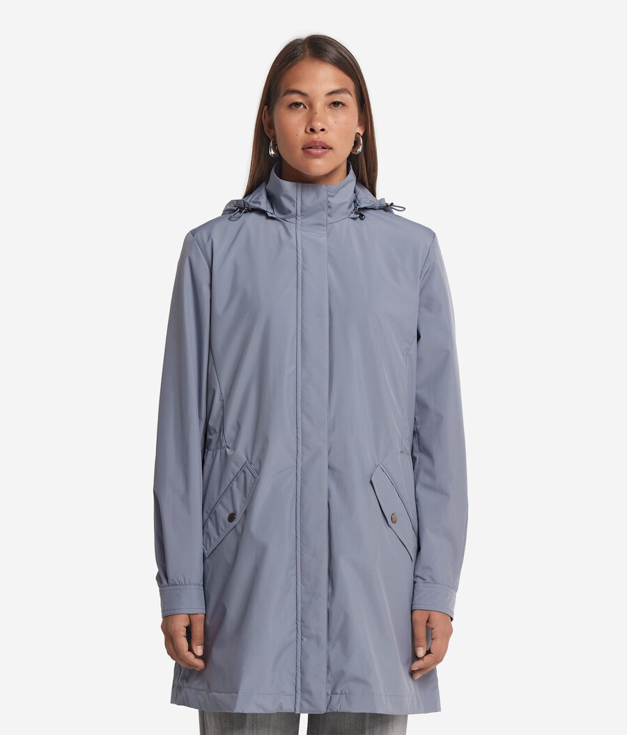 giacca tecnica lunga con coulisse
