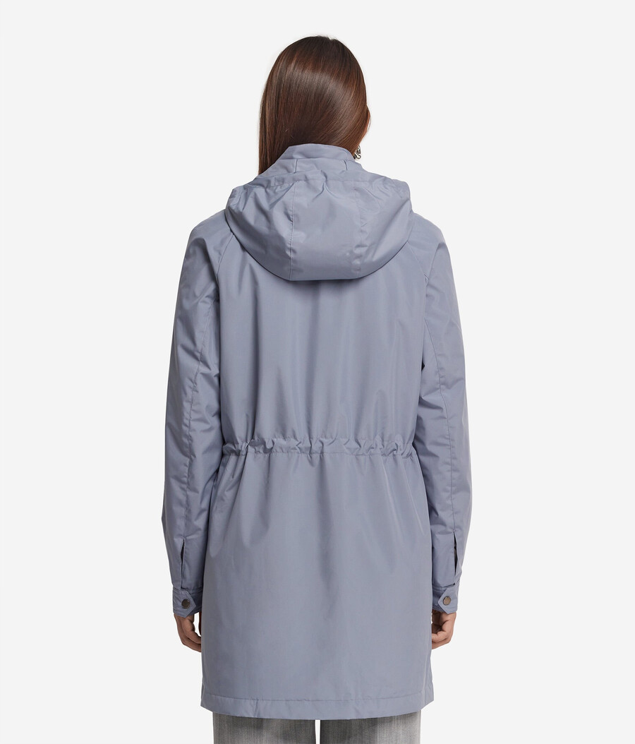 giacca tecnica lunga con coulisse