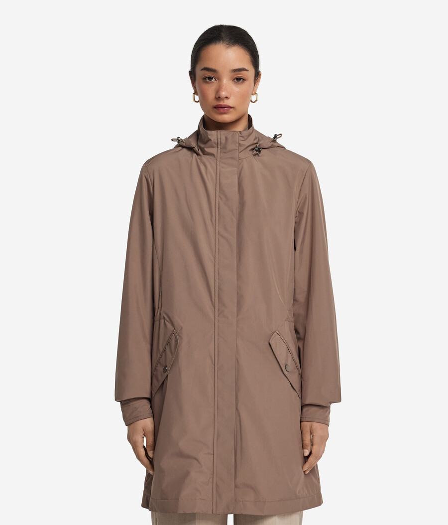 giacca tecnica lunga con coulisse