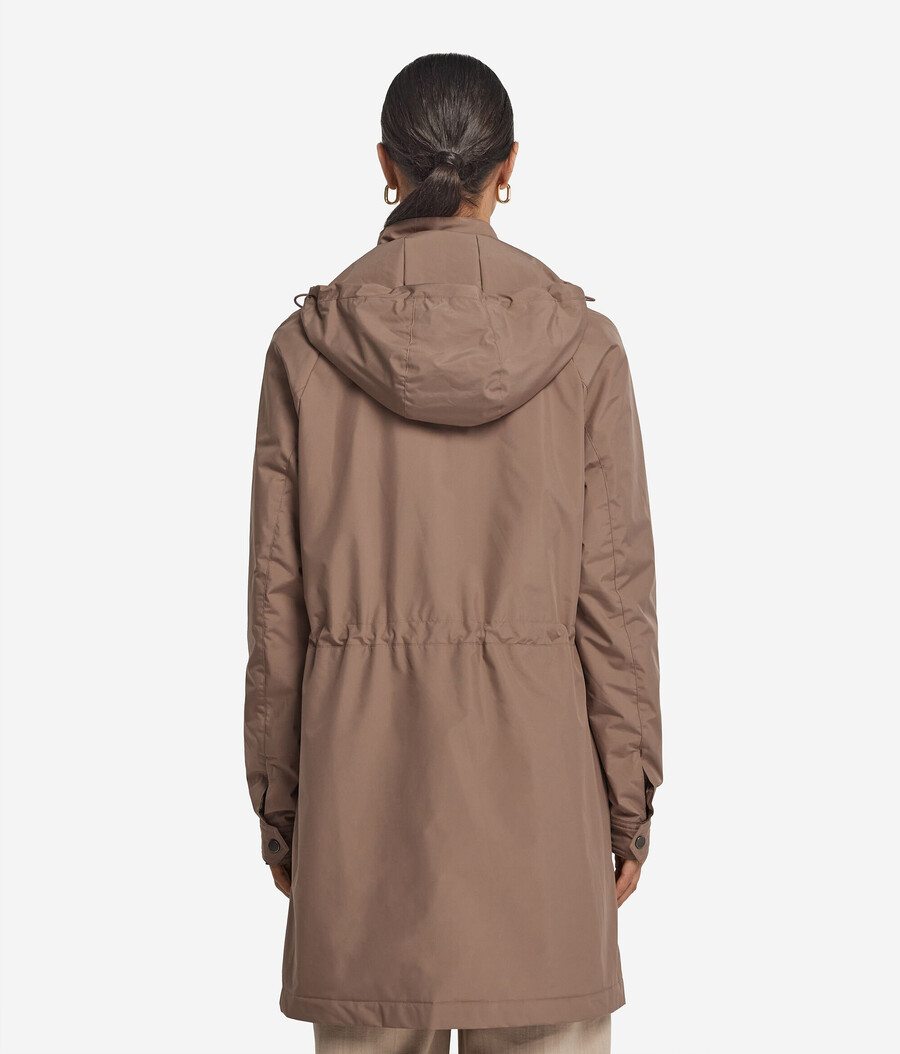 giacca tecnica lunga con coulisse
