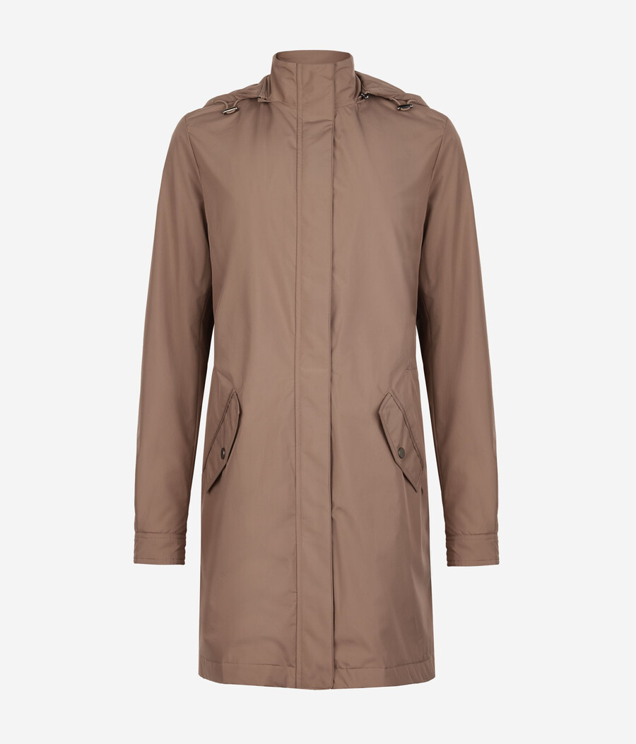 giacca tecnica lunga con coulisse
