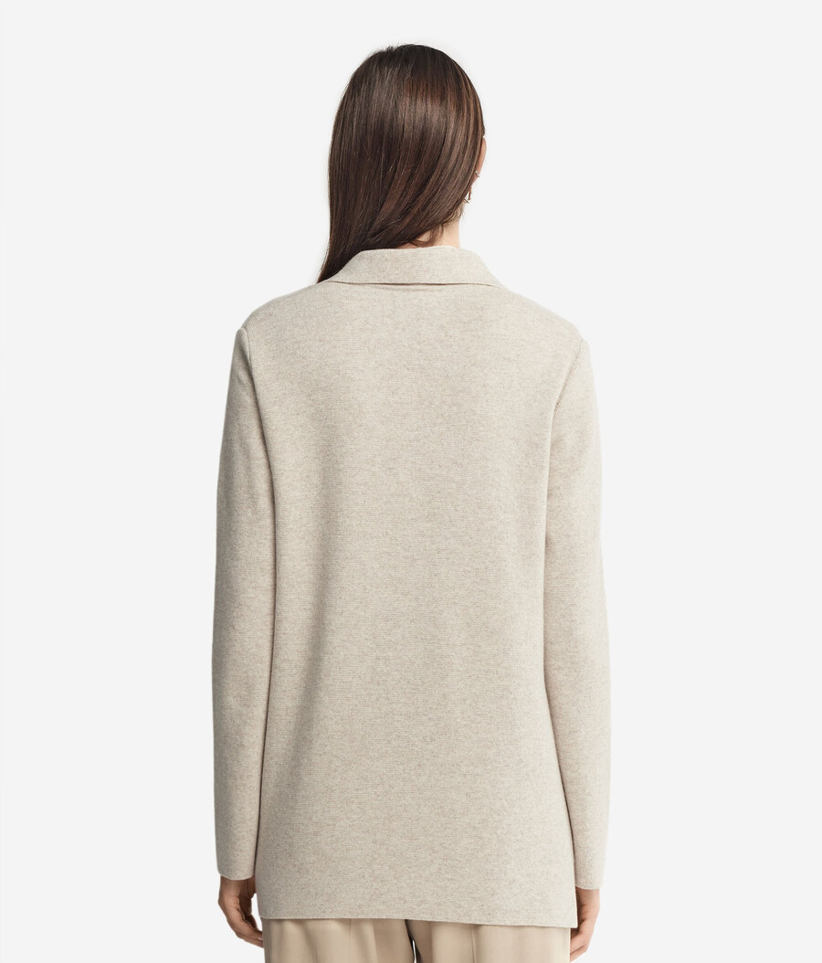 giacca doppiopetto in cashmere ultra morbido