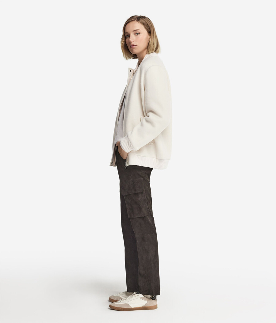 giacca bomber in cashmere