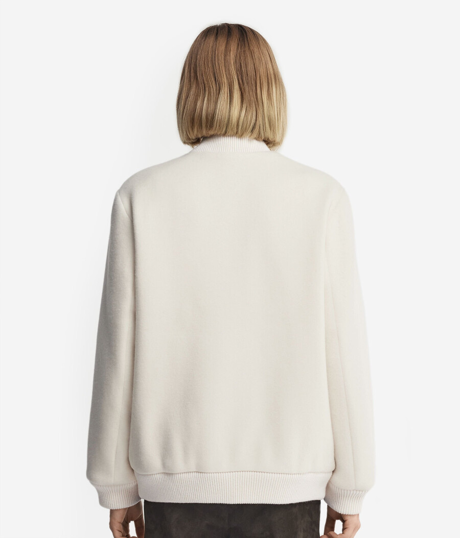 giacca bomber in cashmere