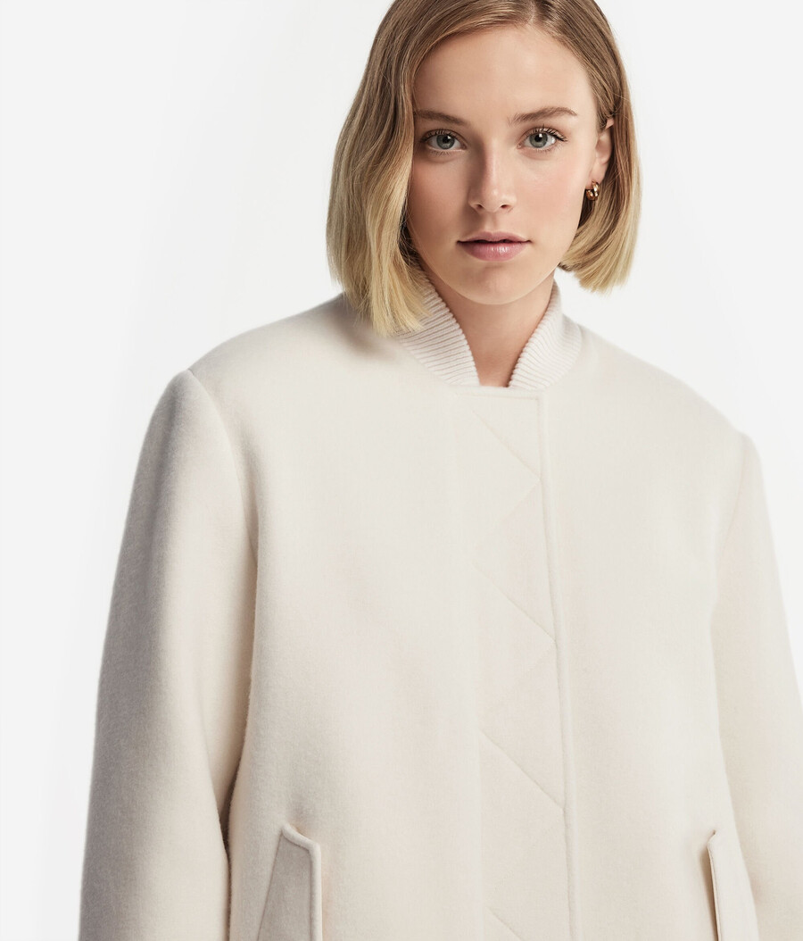giacca bomber in cashmere