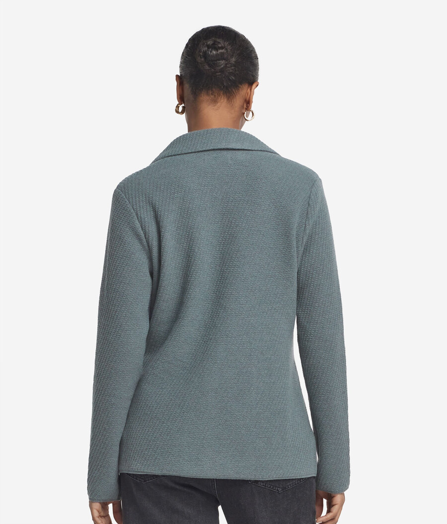 giacca in lana e cashmere con revers