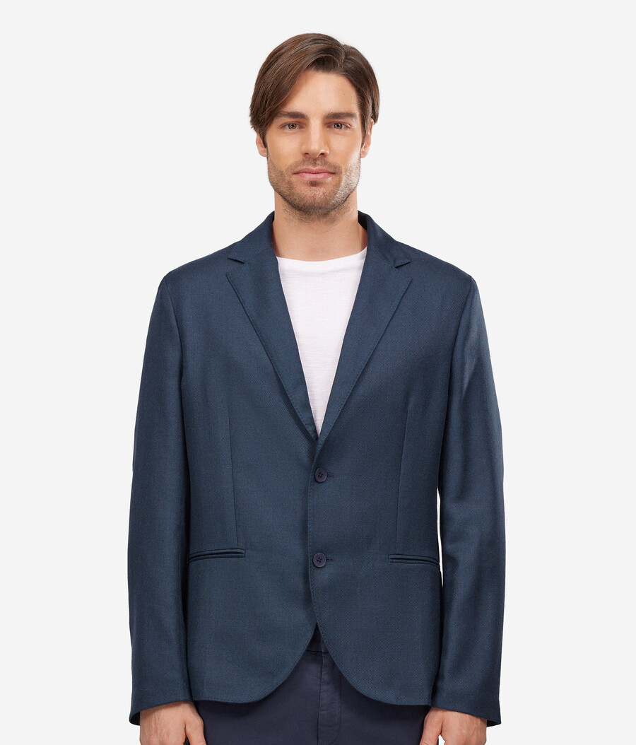 giacca in cashmere e seta