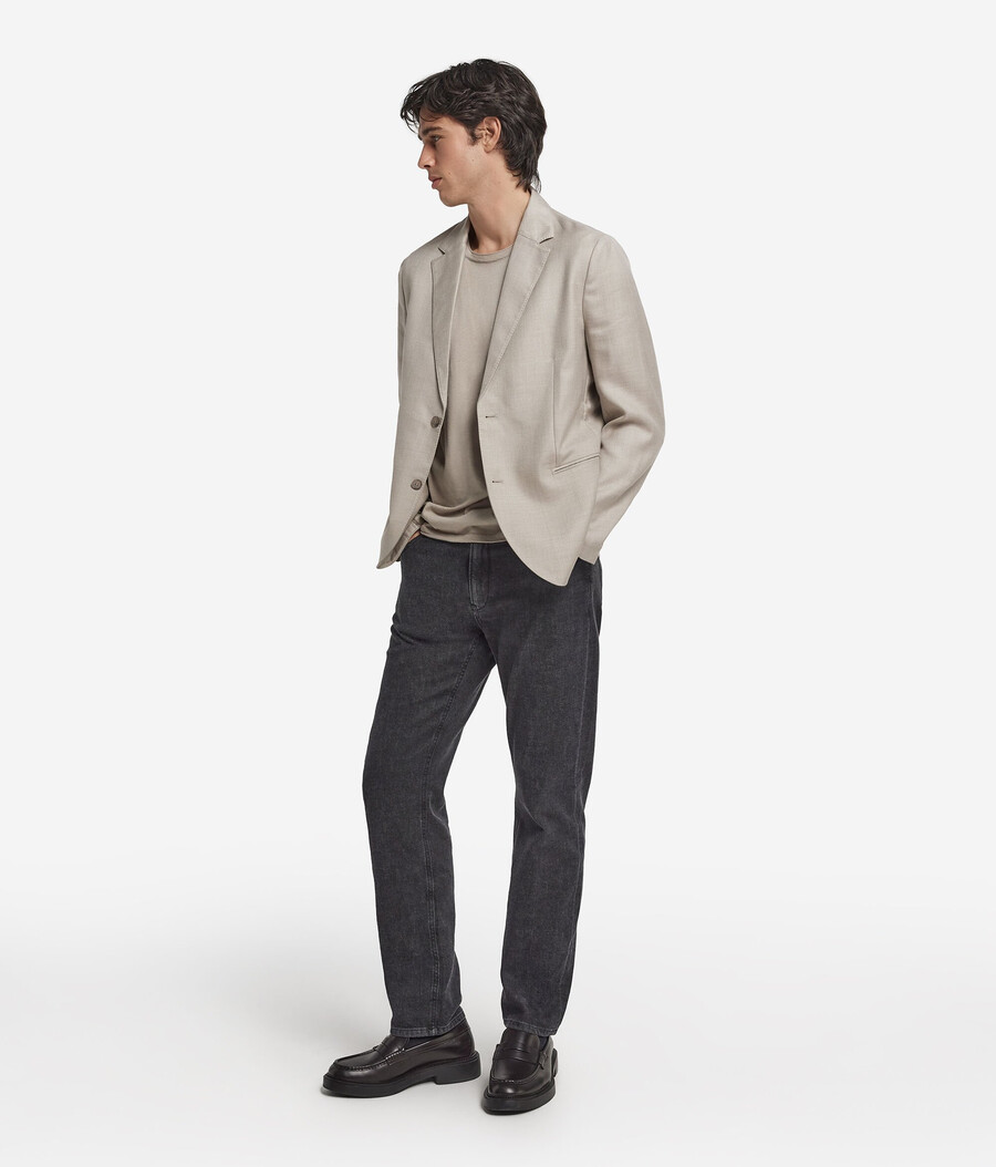 giacca in cashmere e seta
