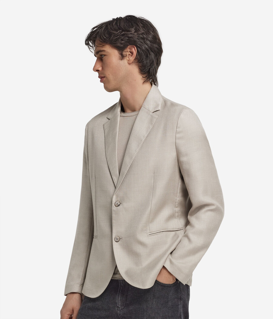 giacca in cashmere e seta