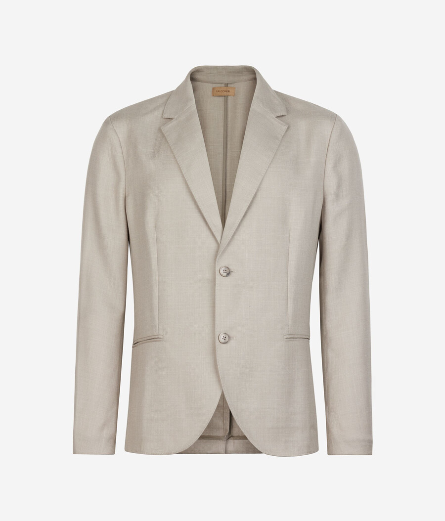 giacca in cashmere e seta