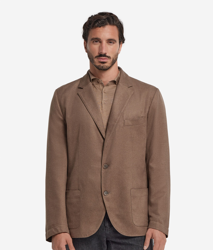 giacca in cashmere e seta
