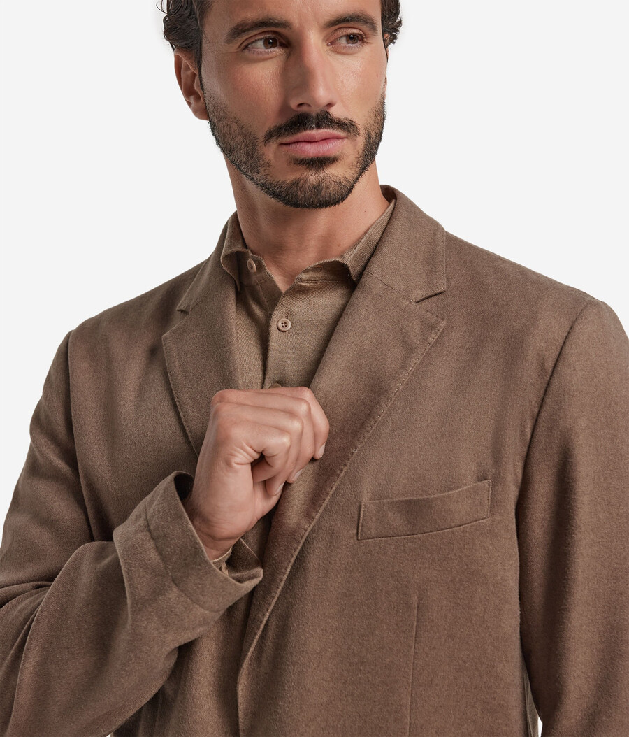 giacca in cashmere e seta