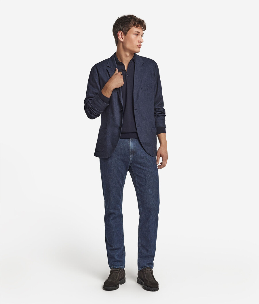 giacca in cashmere e seta