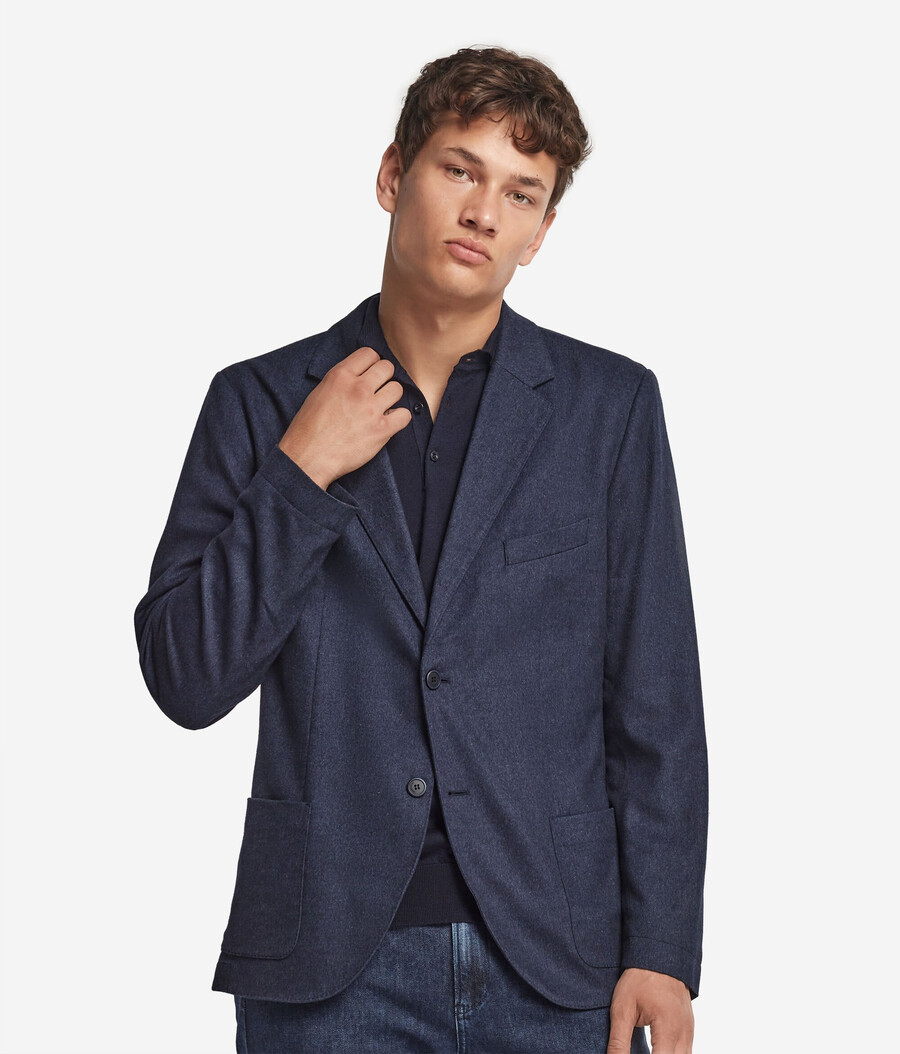 giacca in cashmere e seta