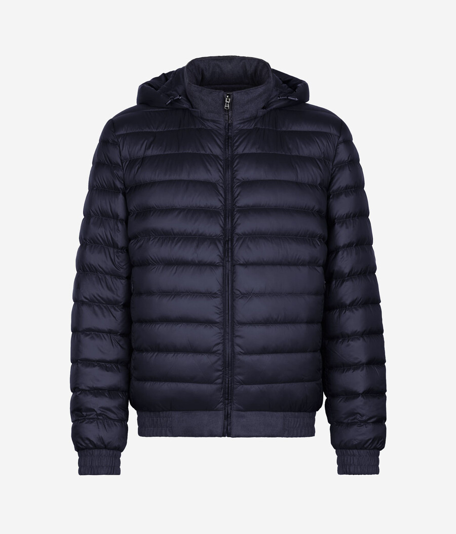 giacca reversibile in seta e cashmere