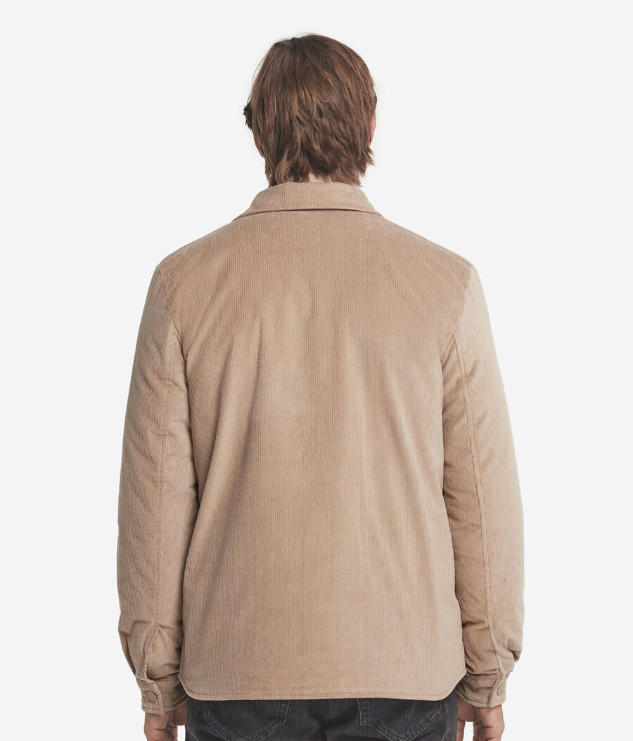 camicia in velluto di cotone