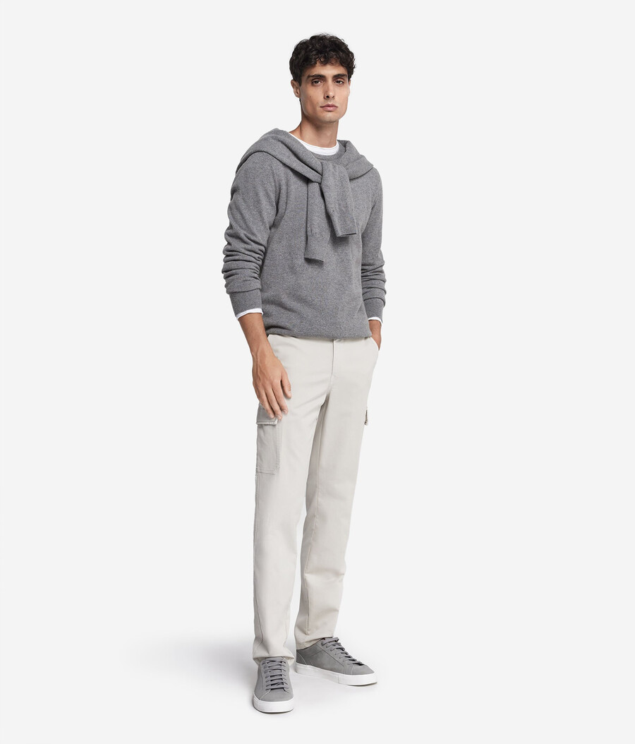 maglione girocollo in cashmere ultra morbido
